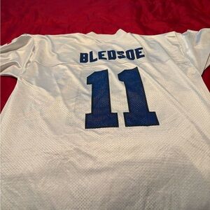 🏀 Drew Bledsoe #11 Bills Jersey – White/Blue